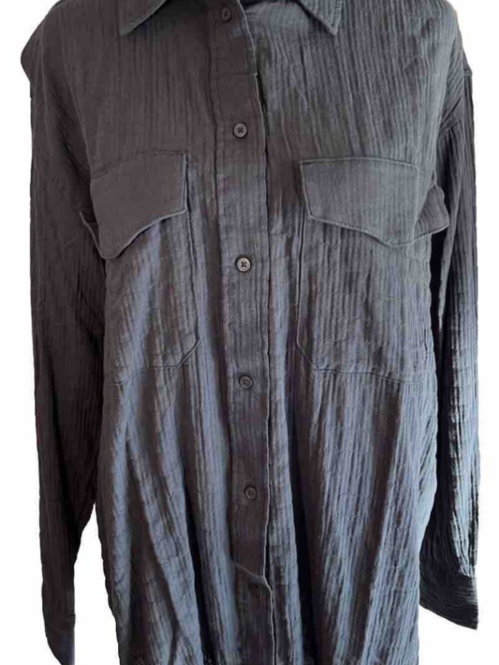 H&M Woman's Button Up Shirt Sz M